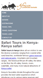 Mobile Screenshot of africanlandmarksafaris.com